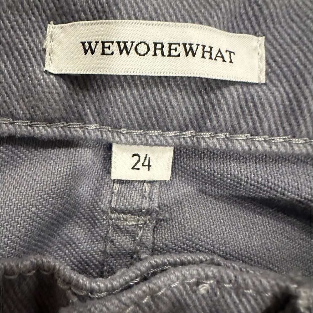 WeWoreWhat baby bootcut jeans grey blue - Picture 5 of 5